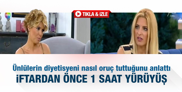 Şeyda Coşkun: İftardan önce bir saat yürüyorum