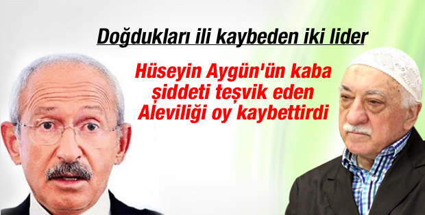 Gülen ve Kılıçdaroğlu memleketlerinde kaybettiler