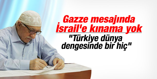 Fethullah Gülen'den Gazze için dua ve taziye mesajı