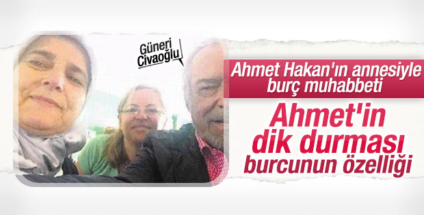 Güneri Civaoğlu Ahmet Hakan'ın evini ziyaret etti