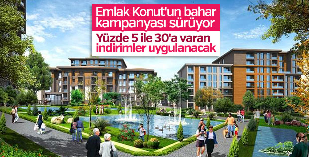 Emlak Konut GYO'nun bahar kampanyası sürüyor