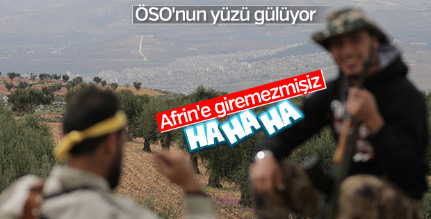 ÖSO'dan Afrin'e karşı hatıra fotoğrafı