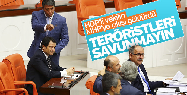HDP'den MHP'ye 'teröristleri savunuyorsunuz' suçlaması