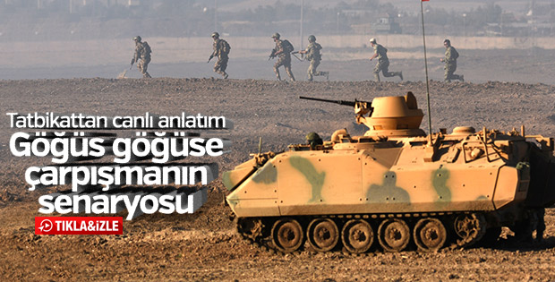 Habur'da son durum: Tanklar geri planda piyadeler sahada