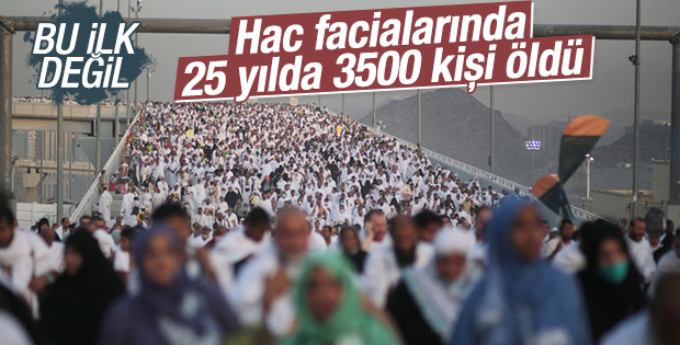 Hac facialarında 25 yılda 3500 kişi öldü