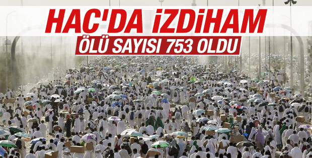 Hacı adayları arasında izdiham: 753 ölü