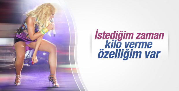 Hadise: İstediğim zaman kilo verme özelliğim var
