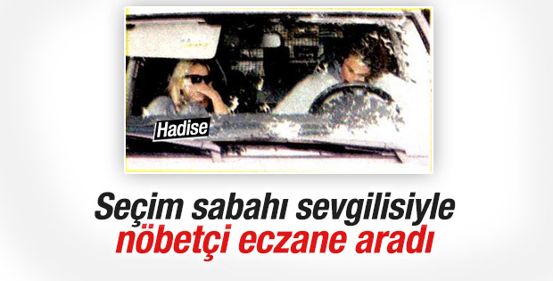 Hadise sevgilisiyle eczanede yakalandı
