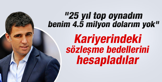 Hakan Şükür'ün futbol kariyerindeki kazancı hesaplandı - izle