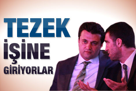 Hakan Şükür ve Bülent Uygun tezek işine giriyor