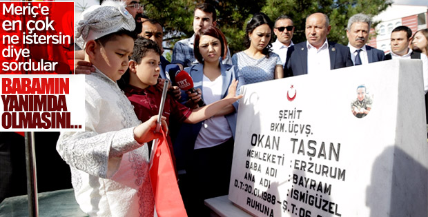 Şehidin oğluna sünnet töreni yapıldı