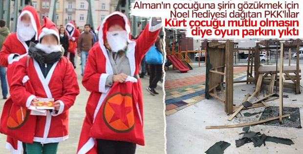 Hakkari'nin ilk oyun parkına zarar verdiler