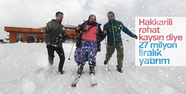 Hakkari'de kayak sporuna yatırımlar devam ediyor