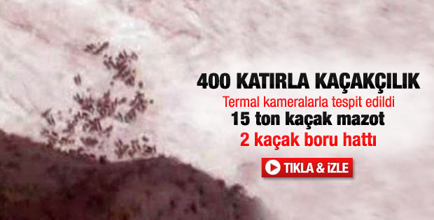 Hakkari'de 400 katırla akaryakıt kaçakçılığı
