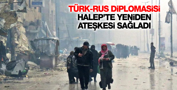 Halep'te muhaliflerden ateşkes kararı