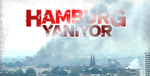 G20 öncesi Hamburg'dan dumanlar yükselmeye başladı