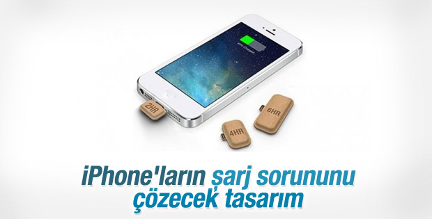 iPhone'ların şarj sorununu çözecek tasarım: Hap batarya