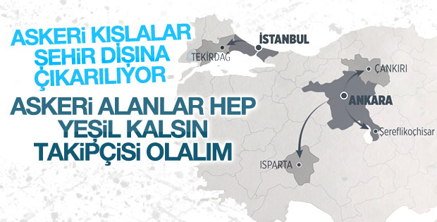 Askeri birlikler taşınıyor