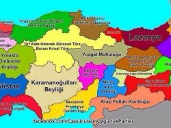 Türkiye'nin güldüren bölünmüş haritası