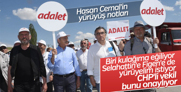 Hasan Cemal'in Adalet Yürüyüşü izlenimleri