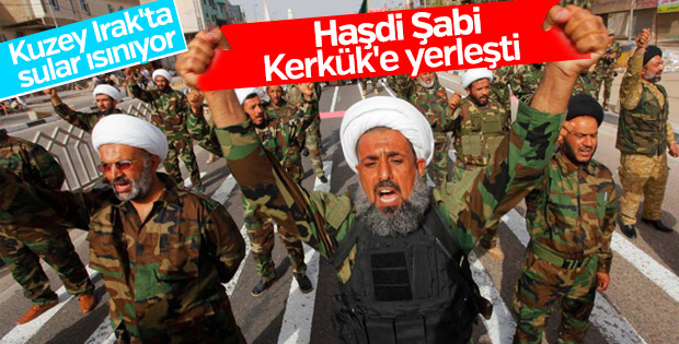 Haşdi Şabi'den Kerkük'e askeri sevkiyat