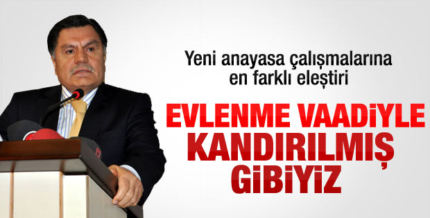 Haşim Kılıç'tan Anayasa Komisyonu'na sert sözler