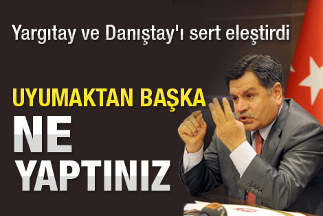 Haşim Kılıç: Yüksek yargı bugüne dek uyudu