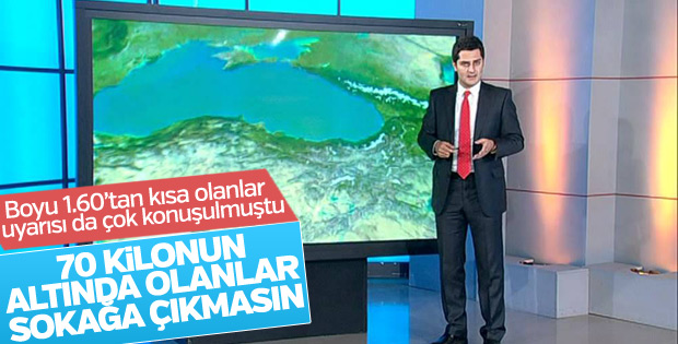 İstanbul'da fırtına: 70 kilonun altındakiler dikkat