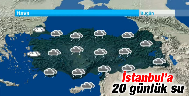 Yağmurlu hava durumu barajlara yaradı
