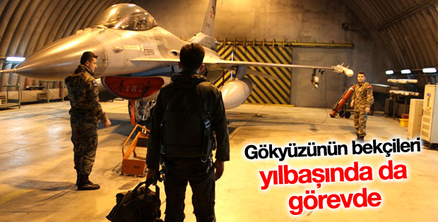 Gökyüzünün bekçileri yeni yıla nöbette giriyor