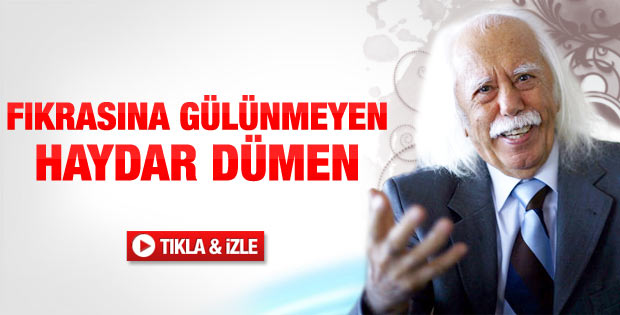 Haydar Dümen'in fıkrası güldürmedi