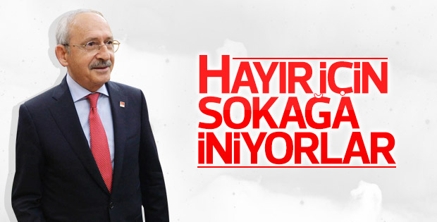 CHP sokağa iniyor