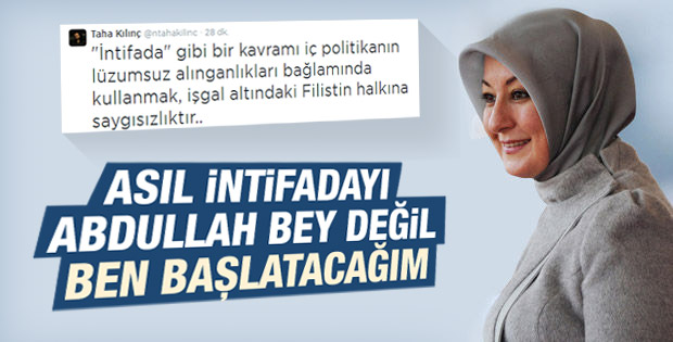 Hayrünnisa Gül: Asıl intifadayı ben başlatacağım