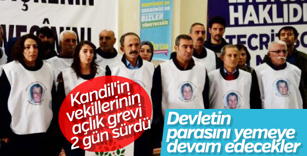 HDP'lilerin Abdullah Öcalan eylemi kısa sürdü