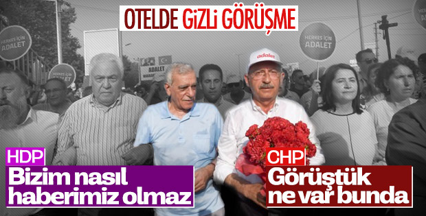 Kemal Kılıçdaroğlu ile Ahmet Türk'ün gizli görüşmesi