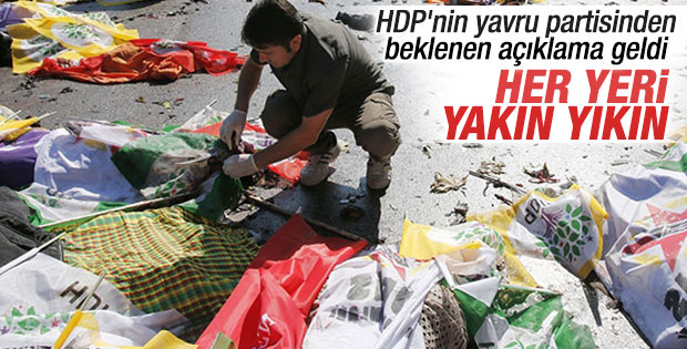 HDP'nin yavru partisi direniş çağrısı yaptı
