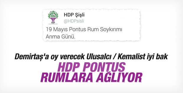 HDP'den Pontus Rum Soykırımı mesajı