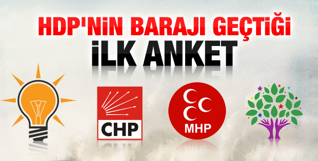 ORC'nin genel seçim anketinde HDP barajı geçti