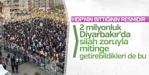 HDP, kalesi Diyarbakır'da hüsrana uğradı