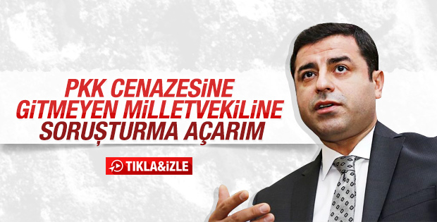 Selahattin Demirtaş'tan HDP'li vekillere cenaze tehdidi