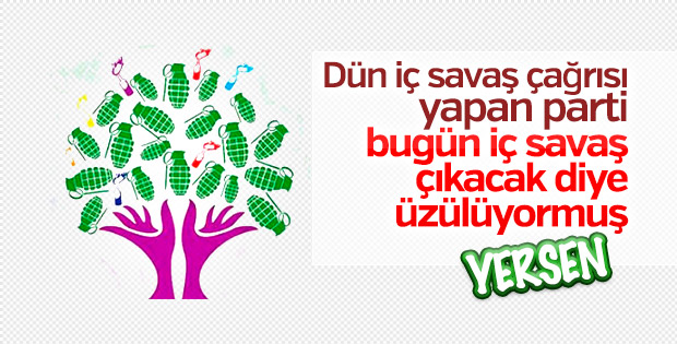 HDP iç savaş söylemini diline doladı