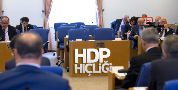 HDP'li milletvekilleri komisyon çalışmalarına katılmadı
