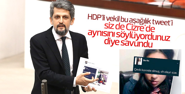 HDP'li Garo Paylan'a polise hakaret tweet'i soruldu