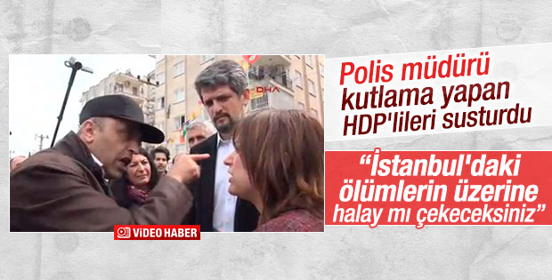 Emniyet müdürü HDP'lilerin Nevruz kutlamasına izin vermedi