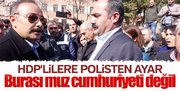 HDP'liler Öcalan için toplanacaktı, polis engelledi