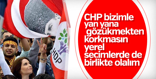 HDP'den CHP'ye ittifak mesajı