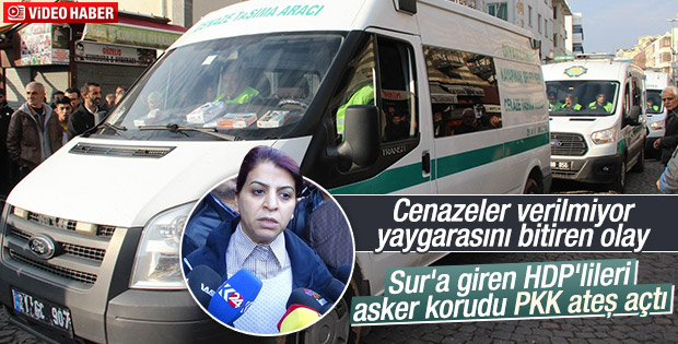 Cenaze almaya giden HDP'lilere PKK'lılar ateş açtı