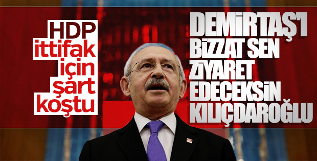 HDP'den Kılıçdaroğlu'na çağrı: Demirtaş'ı ziyaret et