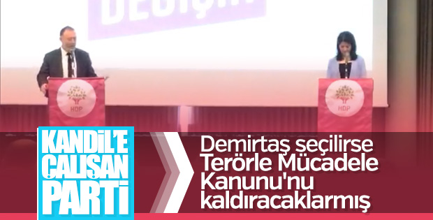 HDP'nin seçim vaadi: Terörle mücadeleyi kaldıracağız