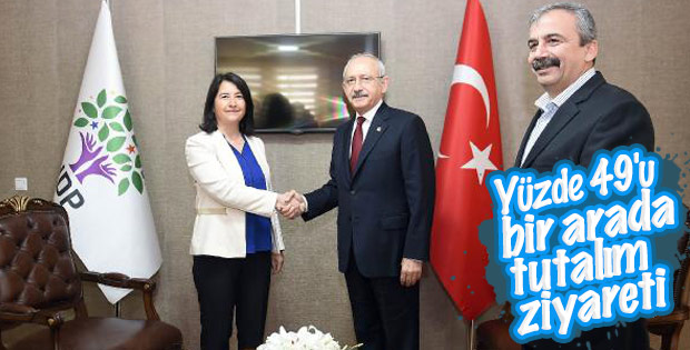 Kemal Kılıçdaroğlu HDP Genel Merkezi'nde
